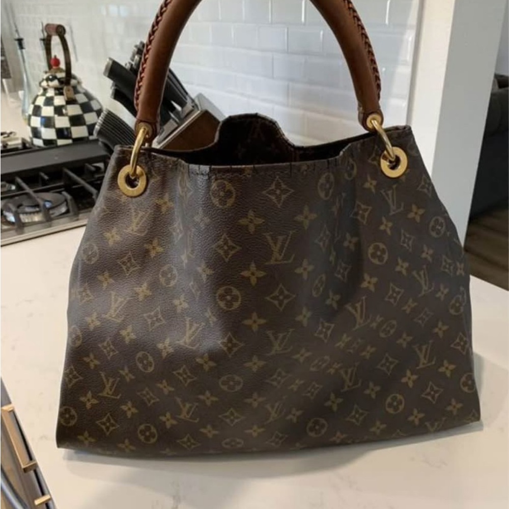 Louis Vuitton Artsy Brown Monogram Tote Bag